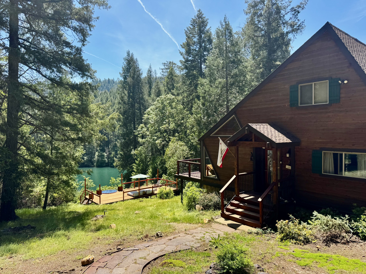 Private Lakefront Sanctuary | Cedar Hot Tub + 6 Acres, No Neighbors Main Image